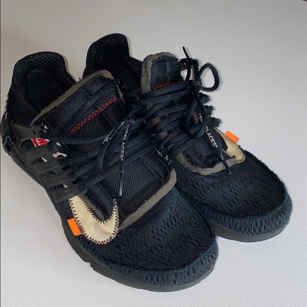 Off white nike air prestos.